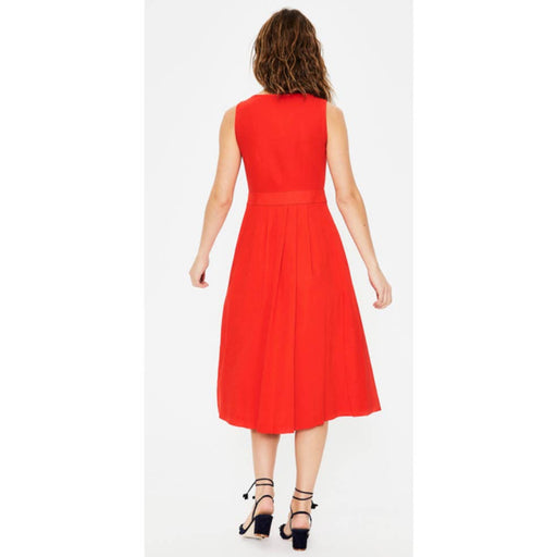 Boden Arwen Midi Dress - Red Pop | Boden US WD40 sz 10