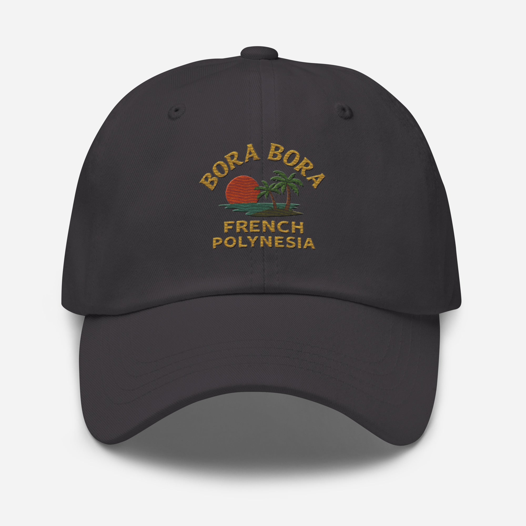 Bora Bora French Polynesia Embroidered Dad Hat – Island Souvenir Style | Trini Skies Supply Co. - Triniskies