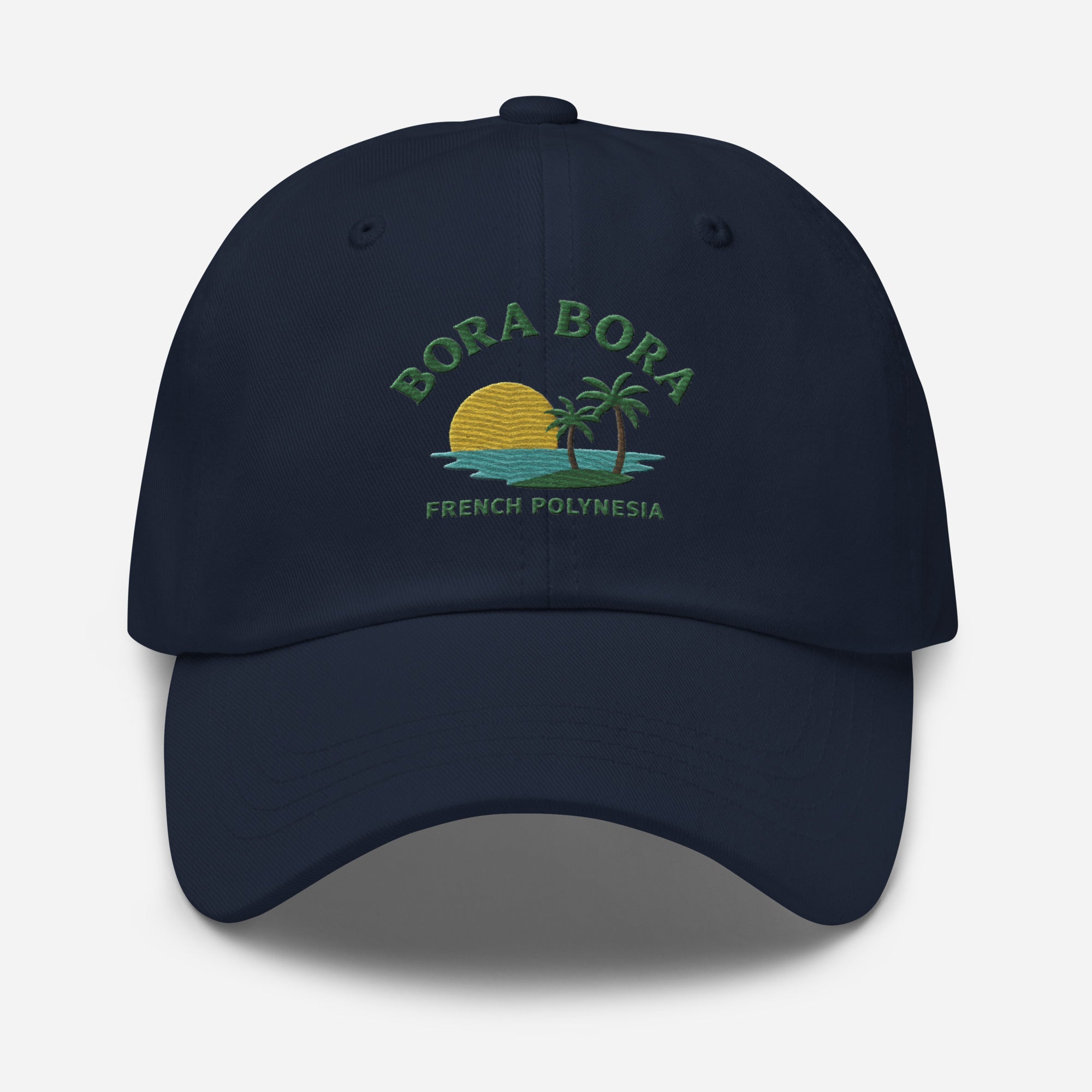 Bora Bora French Polynesia Embroidered Dad Hat – Island Souvenir Style | Trini Skies Supply Co. - Triniskies