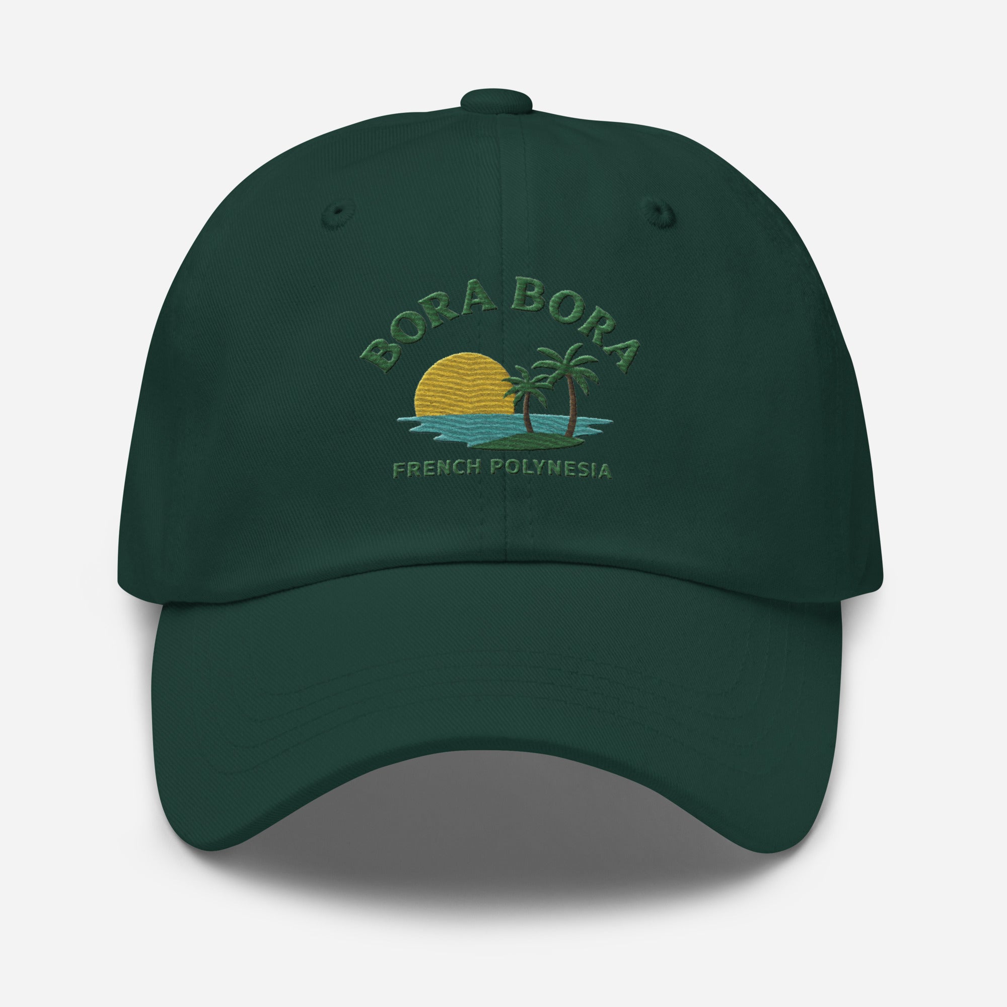 Bora Bora French Polynesia Embroidered Dad Hat – Island Souvenir Style | Trini Skies Supply Co. - Triniskies