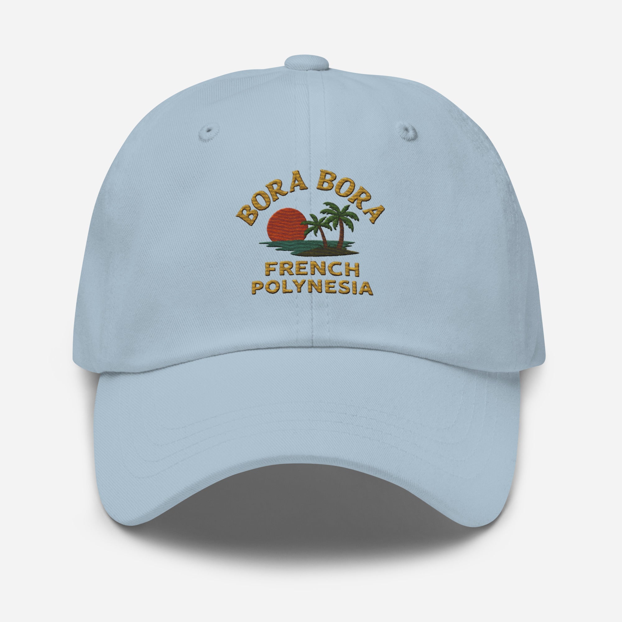 Bora Bora French Polynesia Embroidered Dad Hat – Island Souvenir Style | Trini Skies Supply Co. - Triniskies