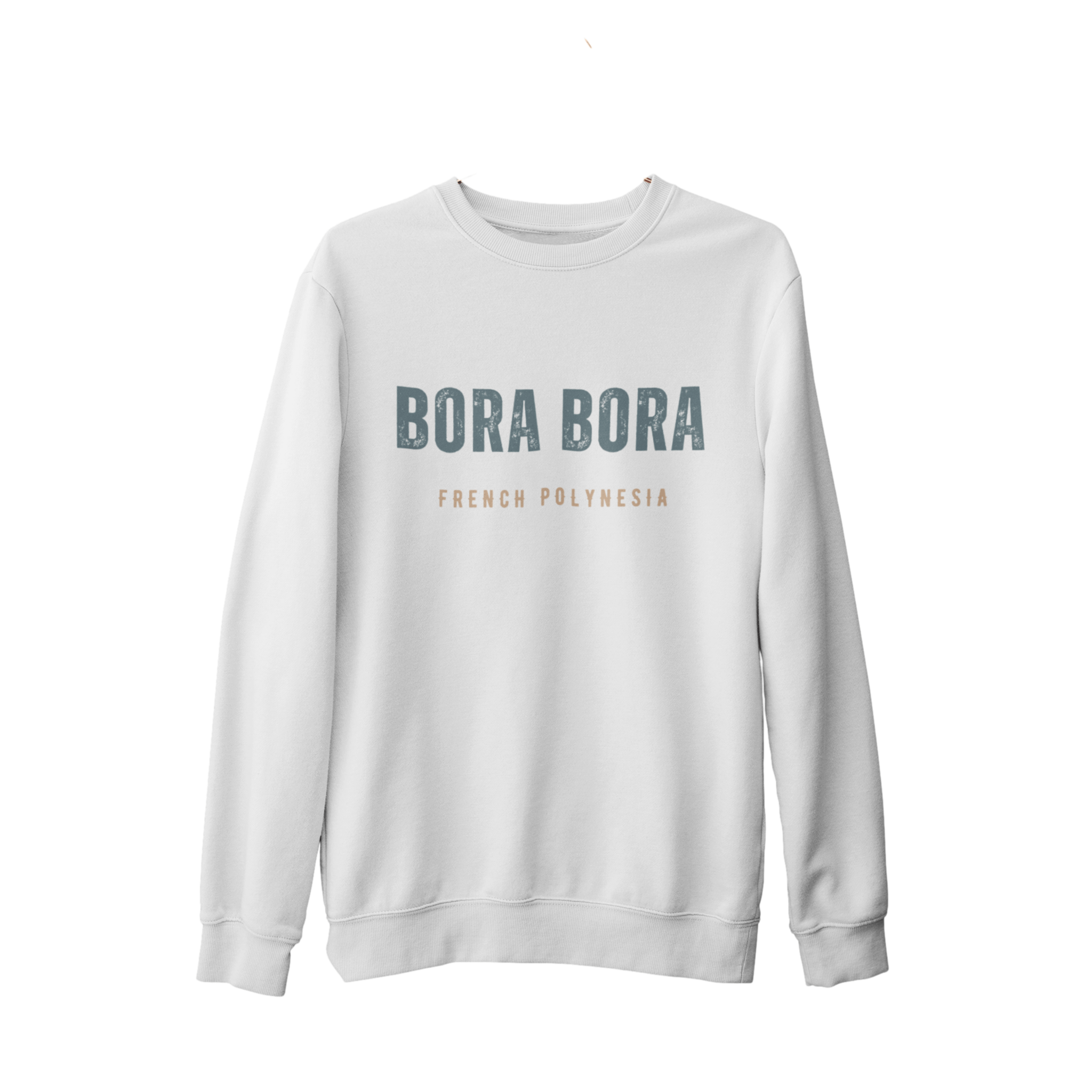 Bora Bora Unisex Heavy Blend Crewneck Sweatshirt Cozy and Durable Comfort Vacation Travel Destination Shirt Great Gift - Triniskies