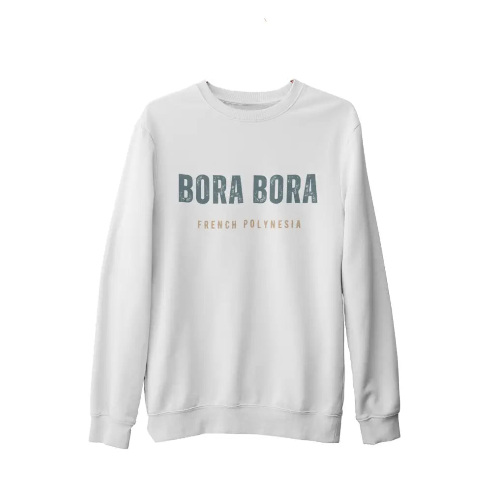 Bora Bora unisex crewneck sweatshirt with French Polynesia text