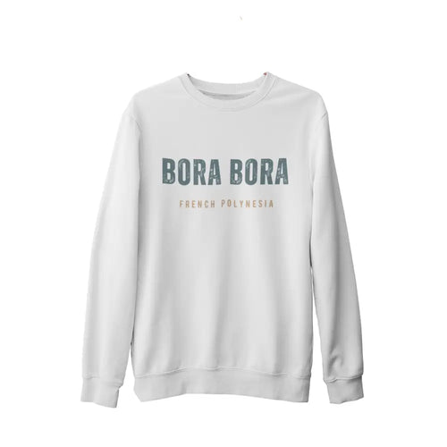 Bora Bora unisex crewneck sweatshirt with French Polynesia text