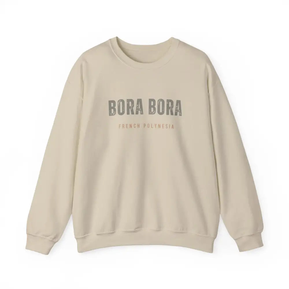 Bora Bora unisex crewneck sweatshirt with French Polynesia print
