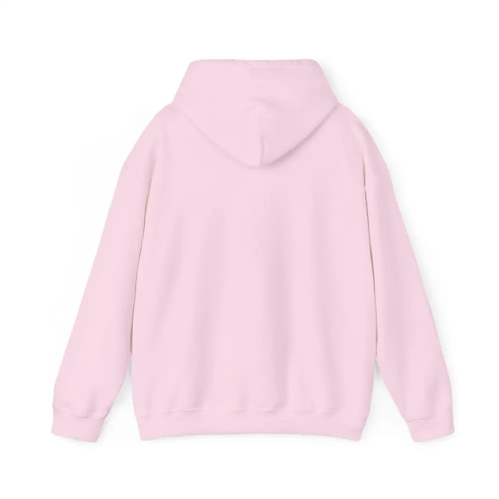 Bora Bora unisex light pink graphic hoodie with long sleeves