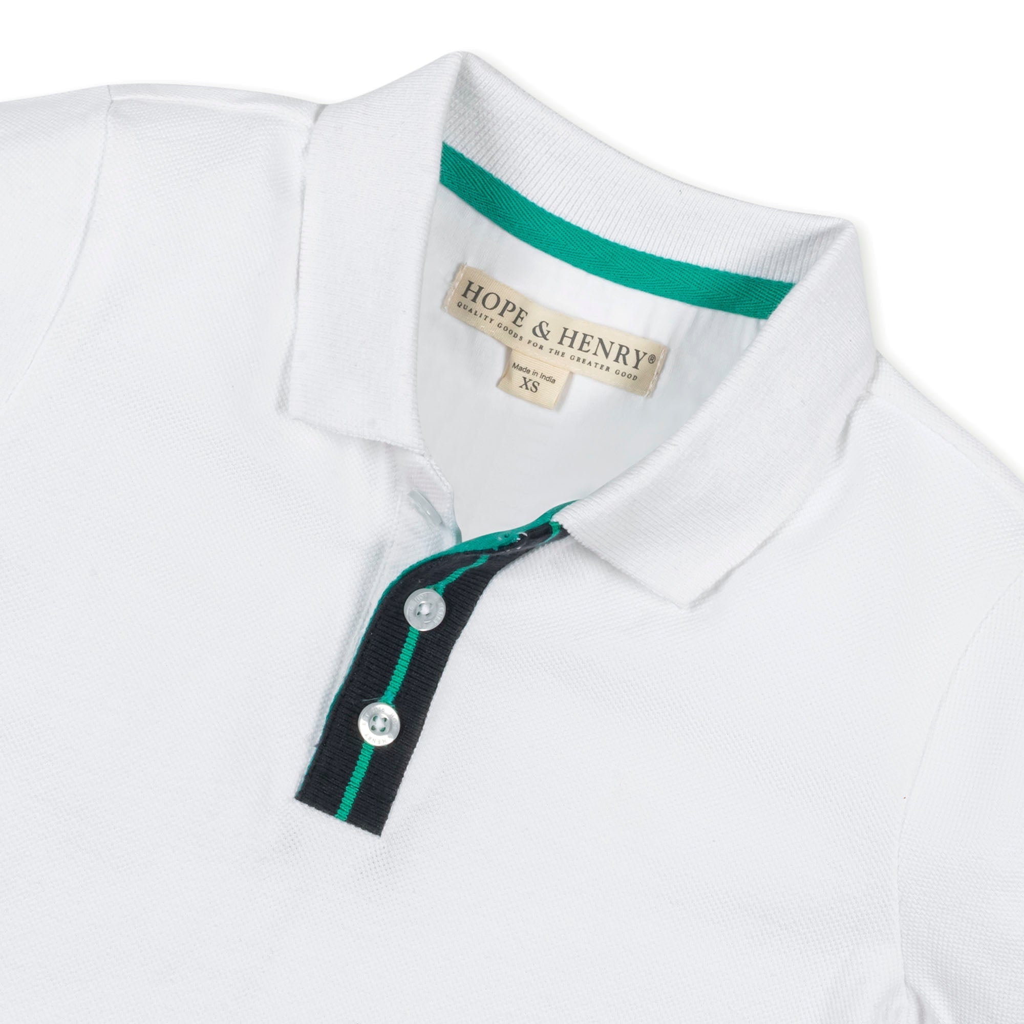 Boys Organic Pique Polo Shirt – Classic Short Sleeve Sustainable Cotton - Triniskies