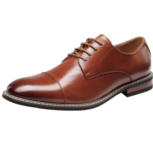 Bruno Marc Bruno Marc Men's Leather Cap Toe Oxford Business Formal Dress Shoes SZ 12