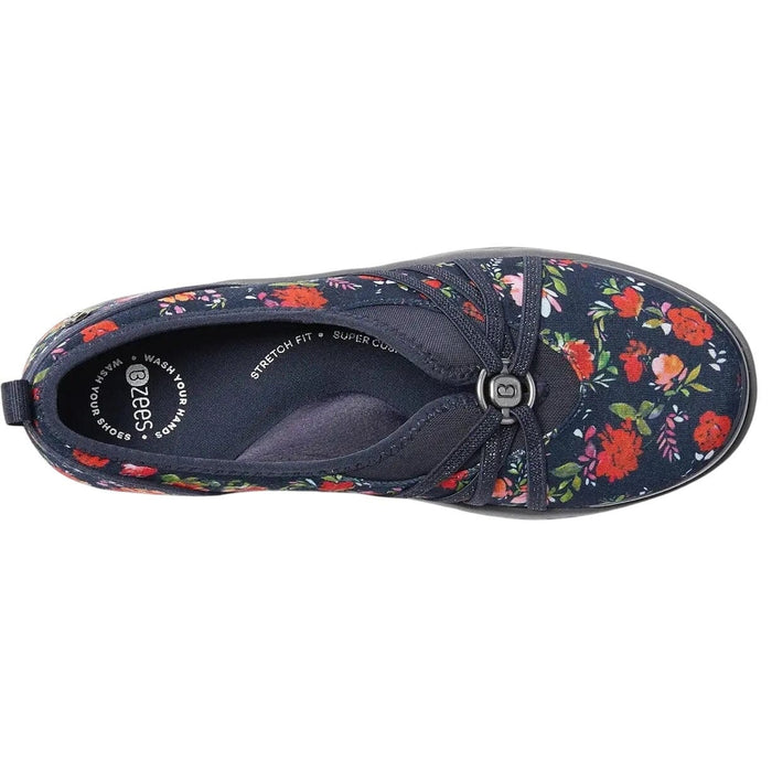 Bzees Shoes Female / ADULT / multi Bzees Women's Slip-On Shoes Size 8 Navy Floral Casual Lightweight