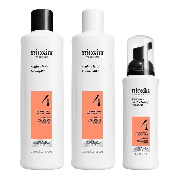 Nioxin System 4 Kit for Hair Volumizing and Scalp Care