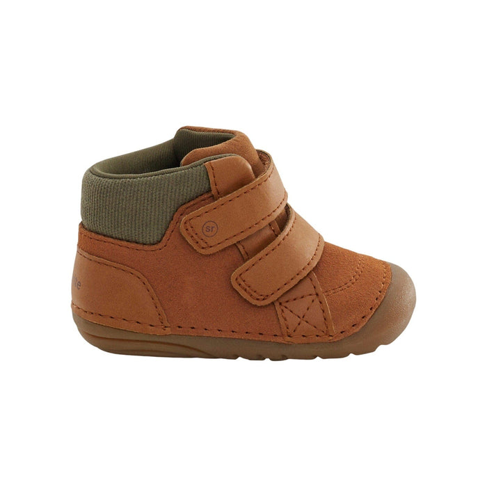 Stride Rite Martin Tan Boot - Comfort and Style for New Walkers - SZ 5 Months