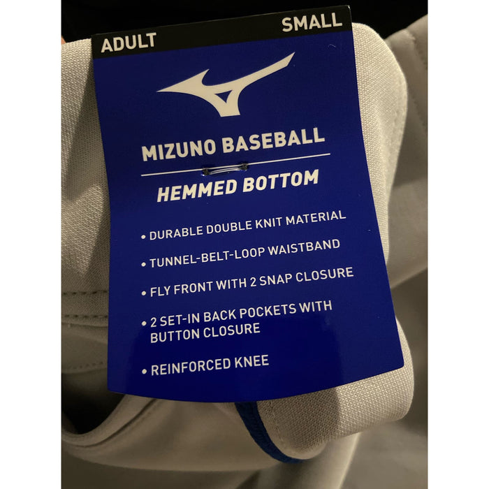 Mizuno Premier Pro Piped G2 Baseball Pant * Pro Player Fit, Grey/Royal, mens309