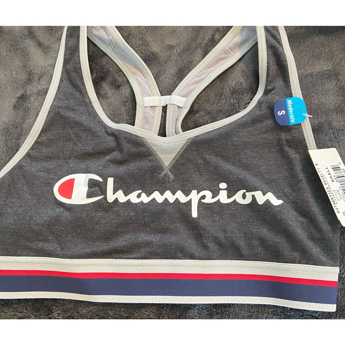 Champion Women Racerback Seamless Sports Bra Size Small Cotton-Rich * WOM216