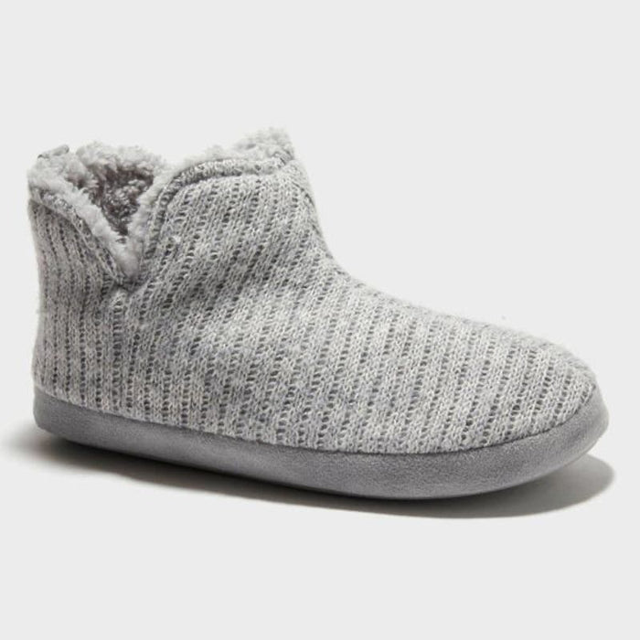 "dluxe by Dearfoams Women's Knit Bootie Slippers XL (11-12) - Ultimate Comfort, Style, and Versatility"