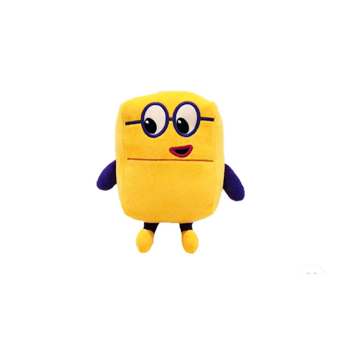 Stuffed Animal Plush Soft Kids Toy Numbers Yellow  2