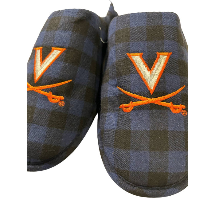 FOCO Men's Virginia Cavaliers NCAA Sherpa Lined Memory Foam Slippers L 9/10
