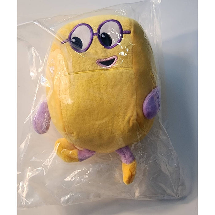 Stuffed Animal Plush Soft Kids Toy Numbers Yellow  2