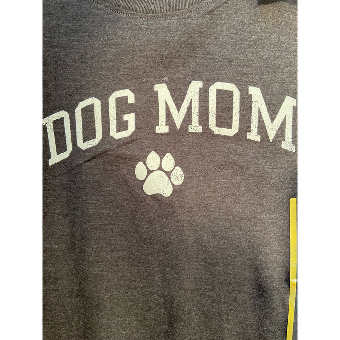 Dog Mom Short Sleeve Graphic T-Shirt * Gray Casual-Chic Wardrobe Essential WTS12