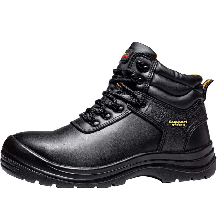 SAFETY LOONG Men's Waterproof Work Boots - Steel Toe, Size 8