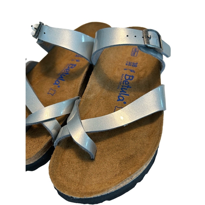 Betula Licensed Birkenstock Mia Soft Sandals SZ 7-7.5 Smooth Synthetic Leather