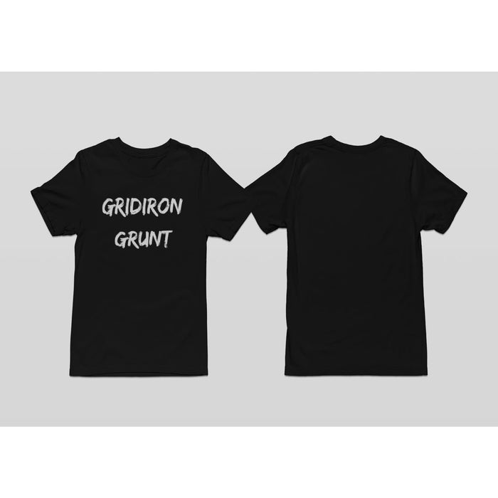 Football Graphic Tee Short Sleeve Sport Tshirt Shirt Gridiron Grunt Gear