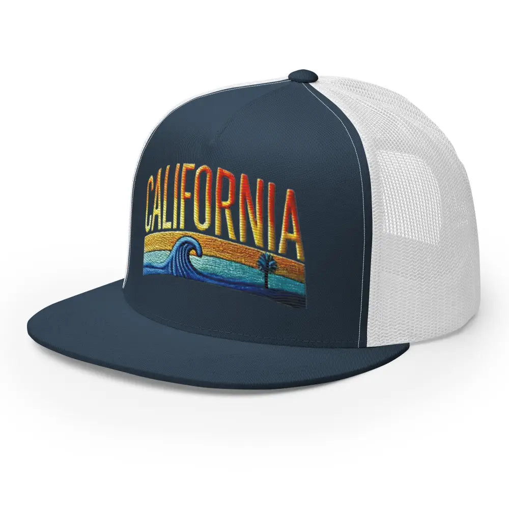 California Classic High Profile Embroidered Trucker Cap