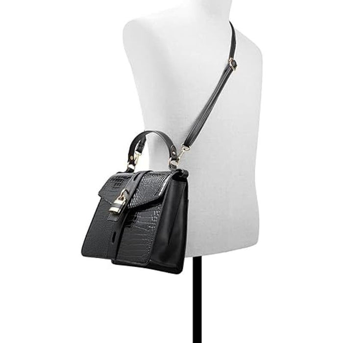 Call It Spring one size / Black Eco-Chic Statement: Call It Spring Black Medallion Top Handle Bag