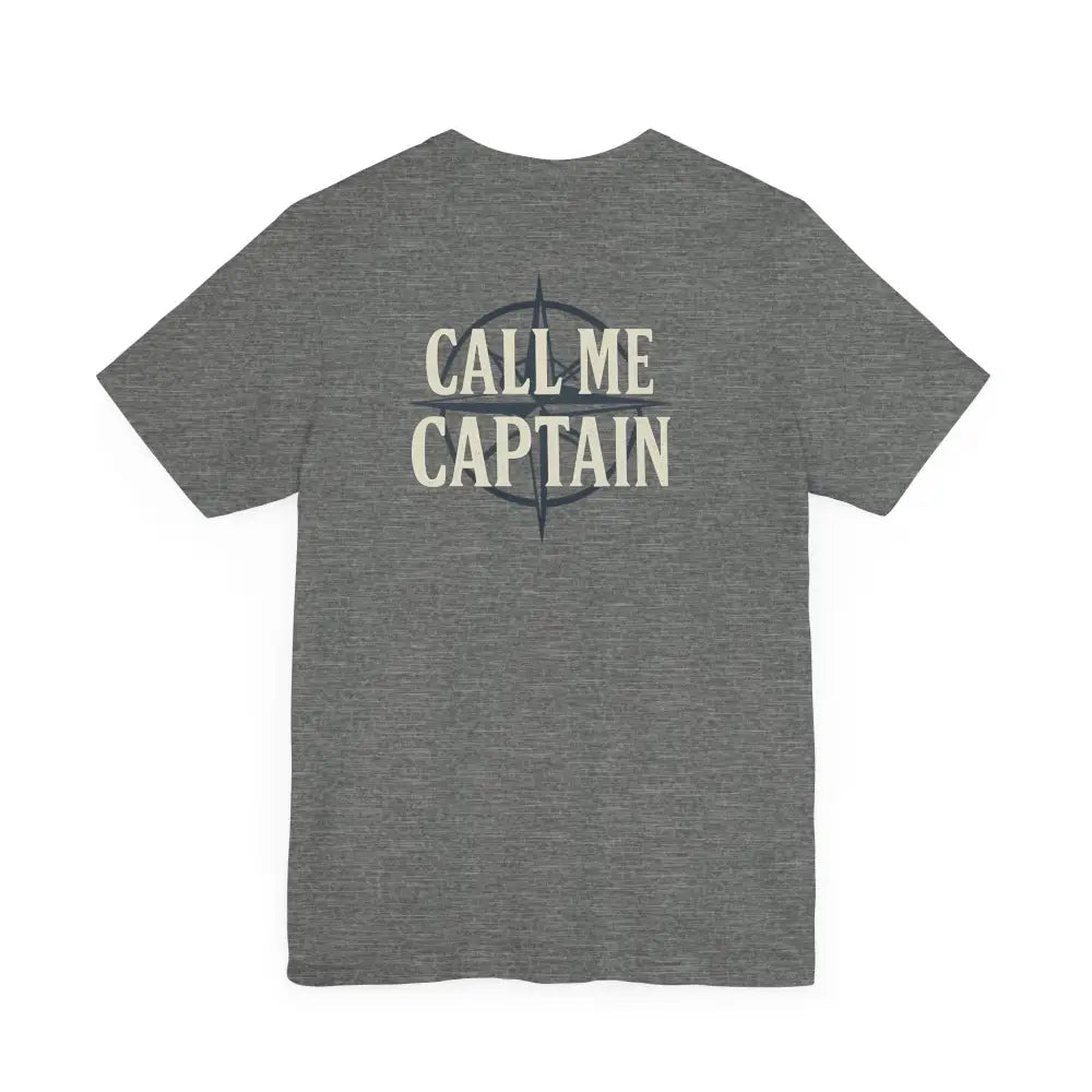 Gray Nautical Compass Tee from Trini Skies Supply