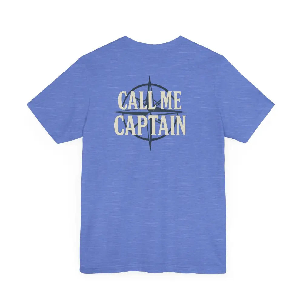 Blue Nautical Compass Tee from Trini Skies Supply