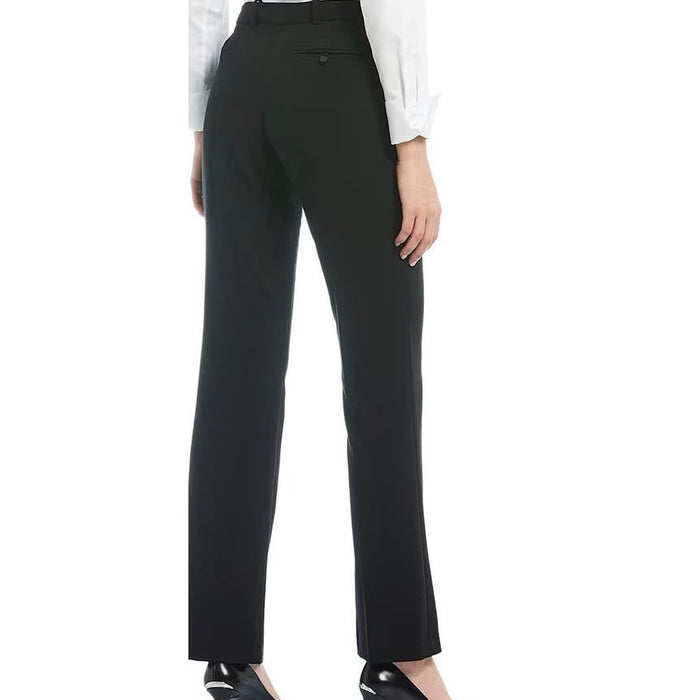 Calvin Klein 6 / Black Calvin Klein Mid Rise Modern Fit Tapered Leg Pants* Women's Size 6 MSRP $89 W837