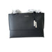 Calvin Klein one size / Black Calvin Klein Black Leather Tote Bag: Elegant Style, Functional Design MSRP $258