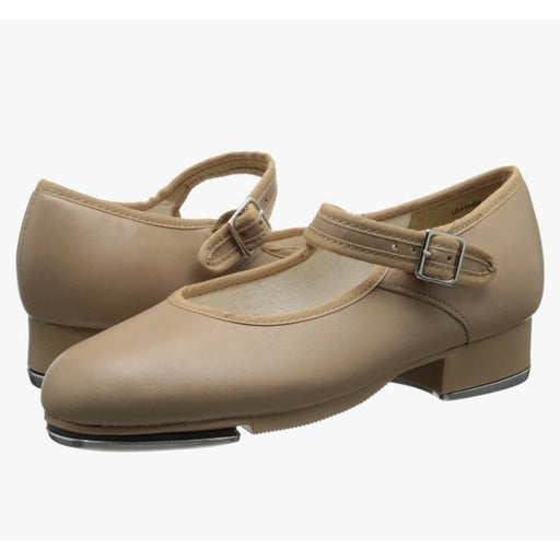 Capezio 7.5 / Caramel / Leather "Capezio Mary Jane Little Kid Tap Shoe, Size 7.5M US"