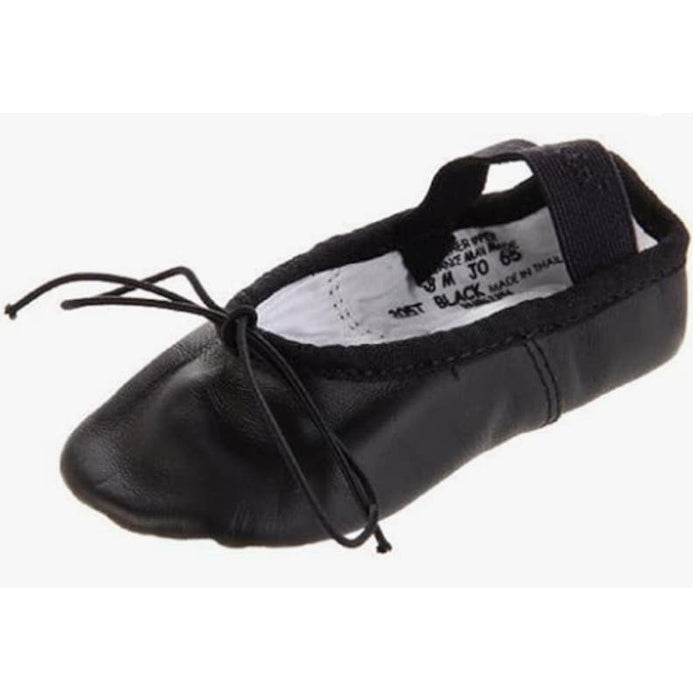 Capezio 9.5 Toddler / Black / Leather Capezio Girls Daisy Ballet Shoe, Black, 9.5W Toddler