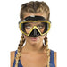 Caresi One Size / Black/Yellow "Cressi Wide View Scuba Diving & Snorkeling Mask| Pano 3: Designed in Italy"