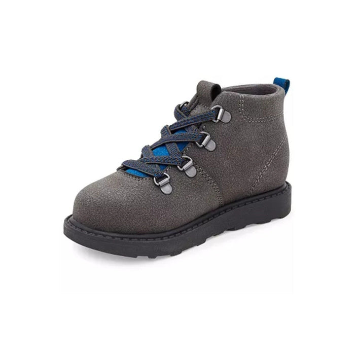 Carter's 12 / Gray / Leather "Carter's Toddler Boys Donnie Boots, Stylish & Sturdy, Size 12, Grey - $30 MSRP