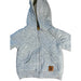 Carters 12 m / Gray Stay Cozy in Style Carter's Baby Fleece * Lined Quilted Zip Up Hoodie 12M k203