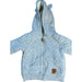 Carters 12 m / Gray Stay Cozy in Style Carter's Baby Fleece * Lined Quilted Zip Up Hoodie 12M k203