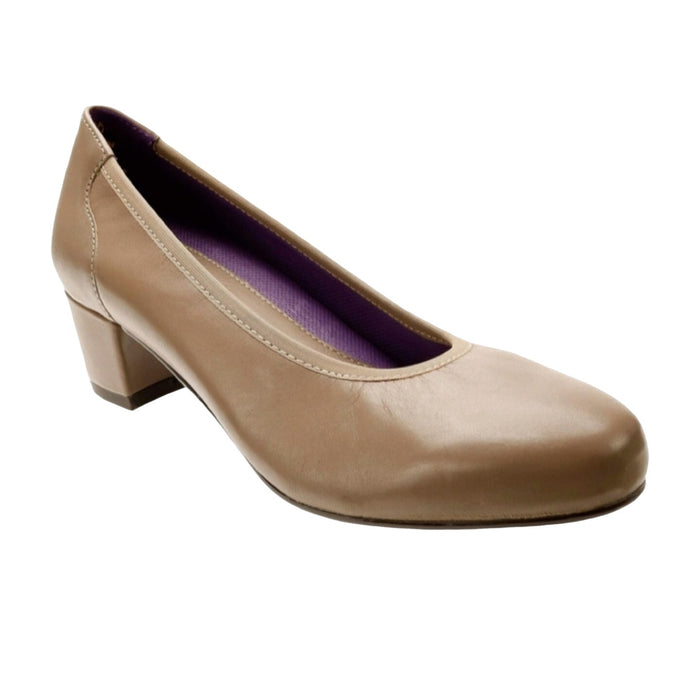 David Tate Womens Simona Leather Slip On Dress Shoes | Size 10M Taupe MSRP $100