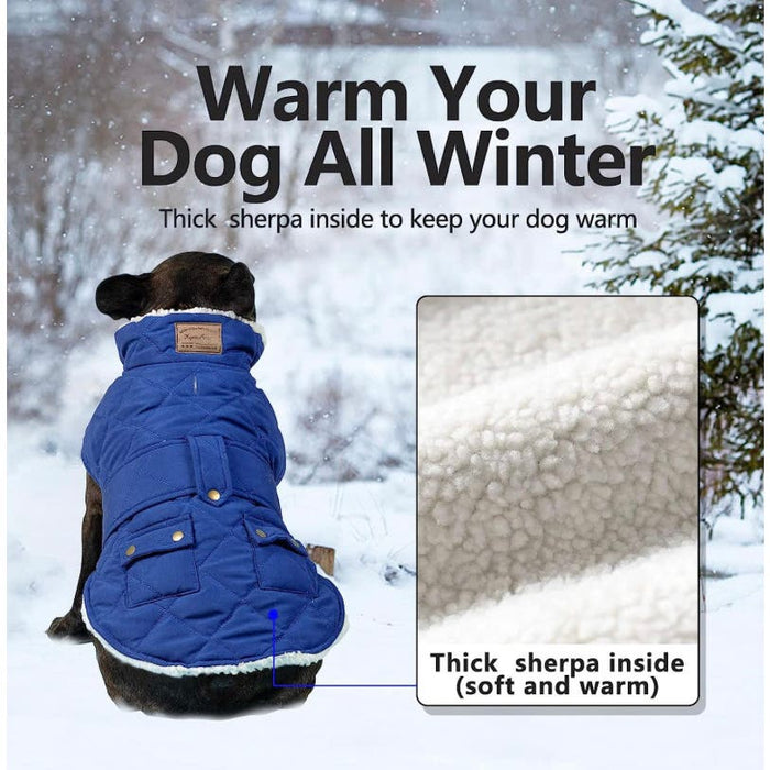 Kyeese Dog Vest Winter Fashion for Pets, Adjustable, Fleece-Lined, Size XL