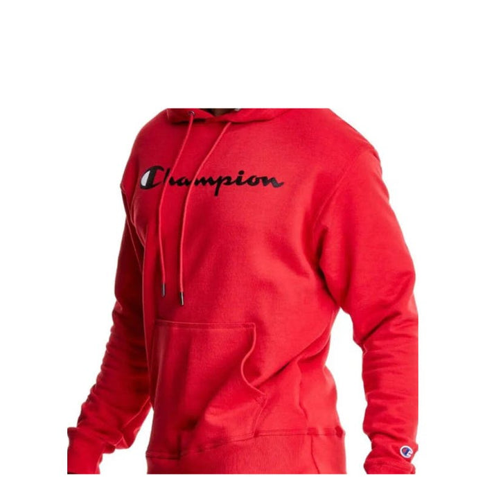 Champion 2XL / color Champion Red Pullover Hoodie * Script Logo Shirt MSS24 Size 2XL mss24