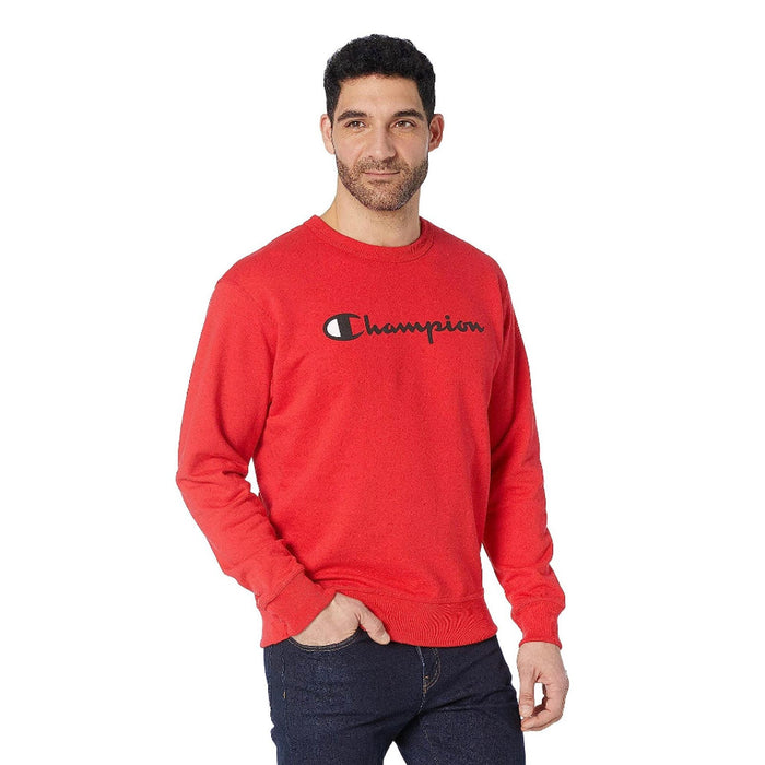 Champion 2XL / Red Champion Men's Red Crewneck Sweatshirt, Size 2XL MS528