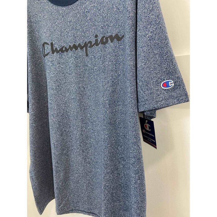 Champion Heather Blue / 2XL "Champion Men's Heritage Heather Blue Short Sleeve T-Shirt 162, Men's"