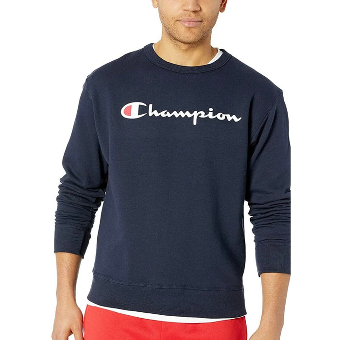 Champion Large / Blue "Champion Powerblend Fleece Pullover, Large Mens"