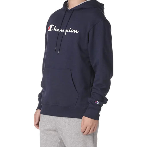 Champion LG / Blue Champion Men’s Powerblend Pullover Hoodie * Blue | Warm, Durable MSS39