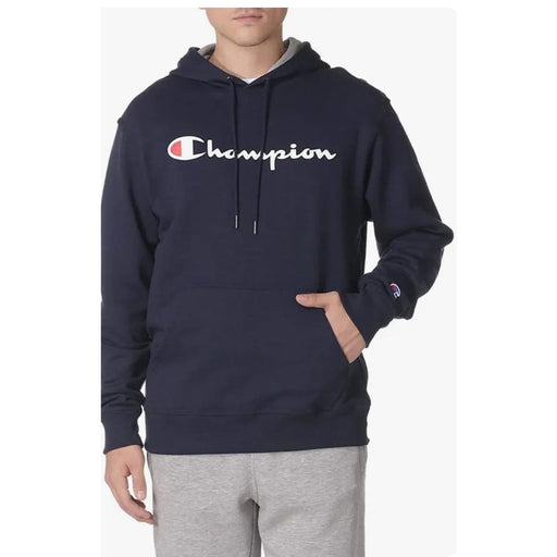 Champion LG / Blue Champion Men’s Powerblend Pullover Hoodie * Blue | Warm, Durable MSS39