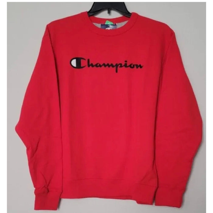 Champion Red / Medium Champion Men's Red Crewneck Sweatshirt, Size M MS 527