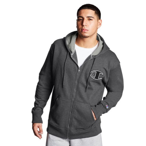 Champion Small / Gray "Champion Men's Hooded Long Sleeve Athletic Hoodie - Small MSS37"