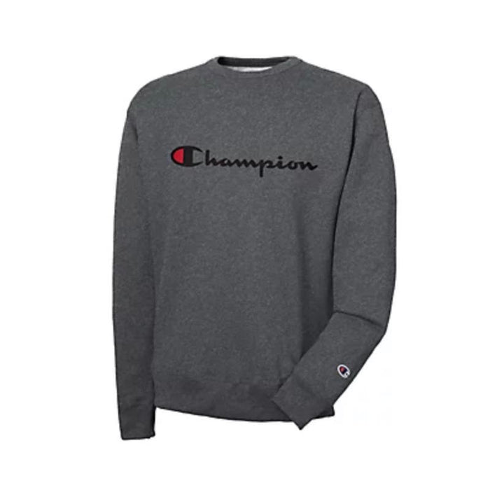 Champion Small / Gray "Champion Powerblend Fleece Crew Neck Sweater - Small - Mens 157"