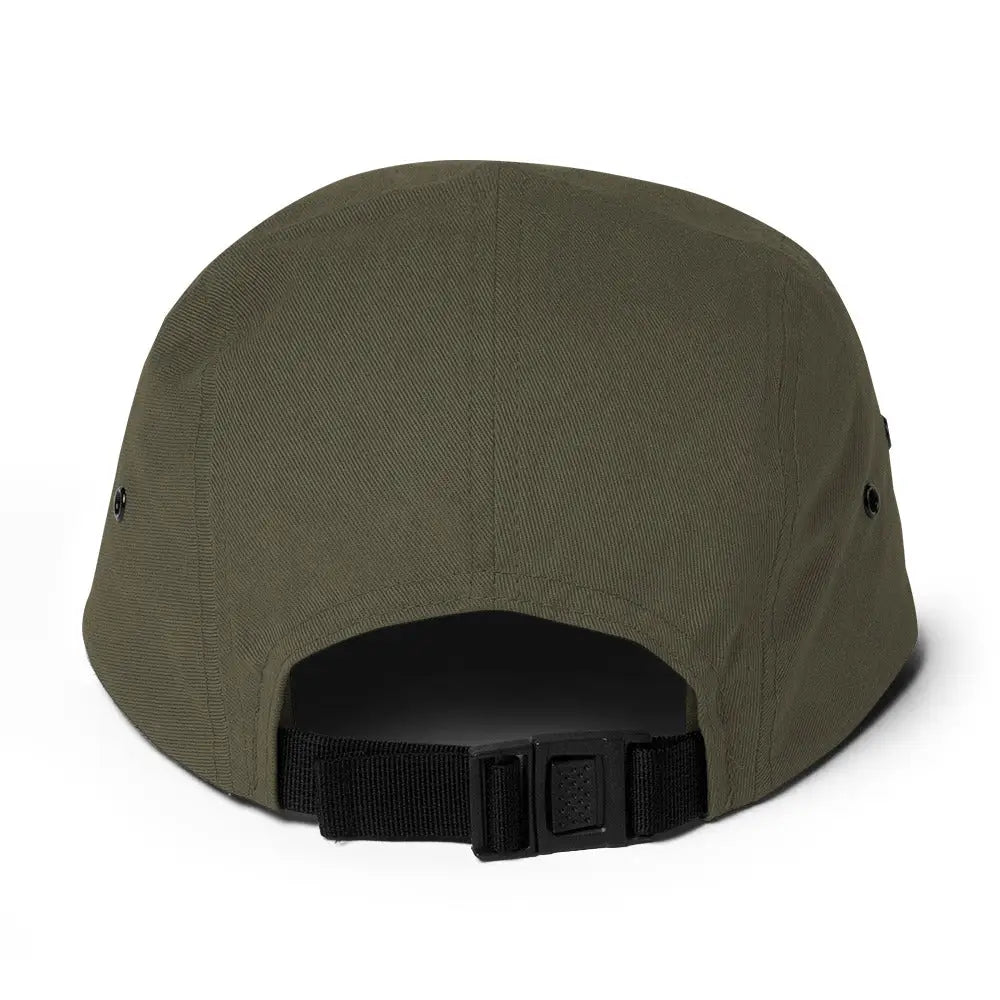 Olive green Cherry Blossom Five Panel embroidered Kyoto Japan cap