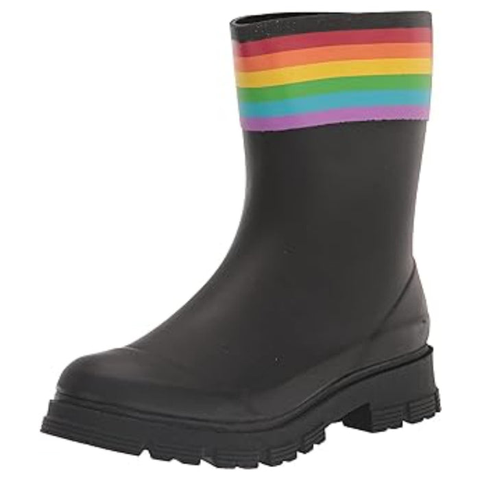 Chooka 11 / black / Rubber "CHOOKA Women's Storm Pride MID Rain Boots, Size 11 US, Rainbow"